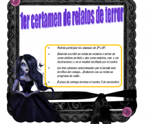 IER CERTAMEN DE RELATOS DE TERROR