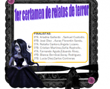 FINALISTAS RELATOS DE TERROR