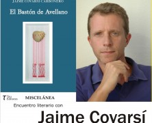 El profesor Jaime Covarsí presenta su libro "El Bastón de Avellano" en la Biblioteca "Juan Cáceres"