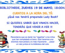 MAÑANA, JUEVES: ¡¡ HAY BIBLIOTARDE !!