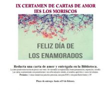 IX Certamen de Cartas de Amor.