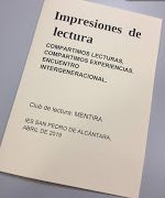 Encuentro intergeneracional: impresiones de lectura.