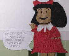 Día Internacional de la Biblioteca. Homenaje a Quino y su creación : Mafalda