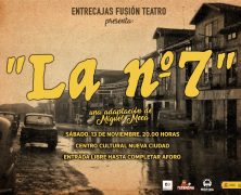 El grupo cántabro de teatro Entrecajasfusión representa el monteje “La nº 7” esta tarde en Mérida