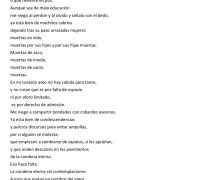 25 DE NOVIEMBRE: DÍA INTERNACIONAL DE LA ELIMINACIÓN DE LA VIOLENCIA CONTRA LA Mujer leímos el poema : «Palabras como piedras» de la poeta uruguaya Patricia Olascoaga.