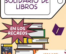 Mercadillo solidario de libros en el I.E.S. Castillo de Luna