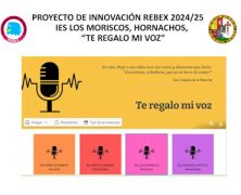 EL PROYECTO REBEX INNOVACIÓN «TE REGALO MI VOZ» COMIENZA SU ANDADURA EN ESTE CURSO ESCOLAR,  2025/25