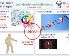 En noviembre ya tenemos actividades en la biblioteca…