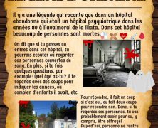 Concurso de leyendas: Le hôpital abandonné
