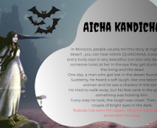 Concurso gótico. Tale 9. Aicha Kandicha