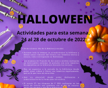Halloween, semana del 24 al 28 de octubre de 2022.