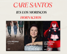 EL IES LOS MORISCOS ACOGE CON ILUSIÓN EL ENCUENTRO LITERARIO CON LA ESCRITORA CARE SANTOS