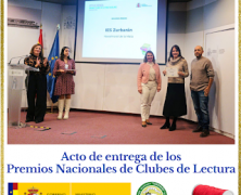 Acto de entrega de los Premios Clubes de Lectura 2022-2023