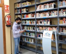VISITA A LA BIBLIOTECA CON PRIMERO DE ESO 2020-2021
